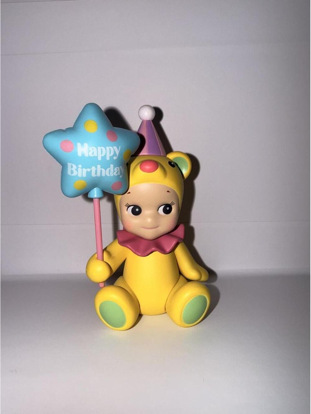 Sonny Angel Yellow Birthday Bear